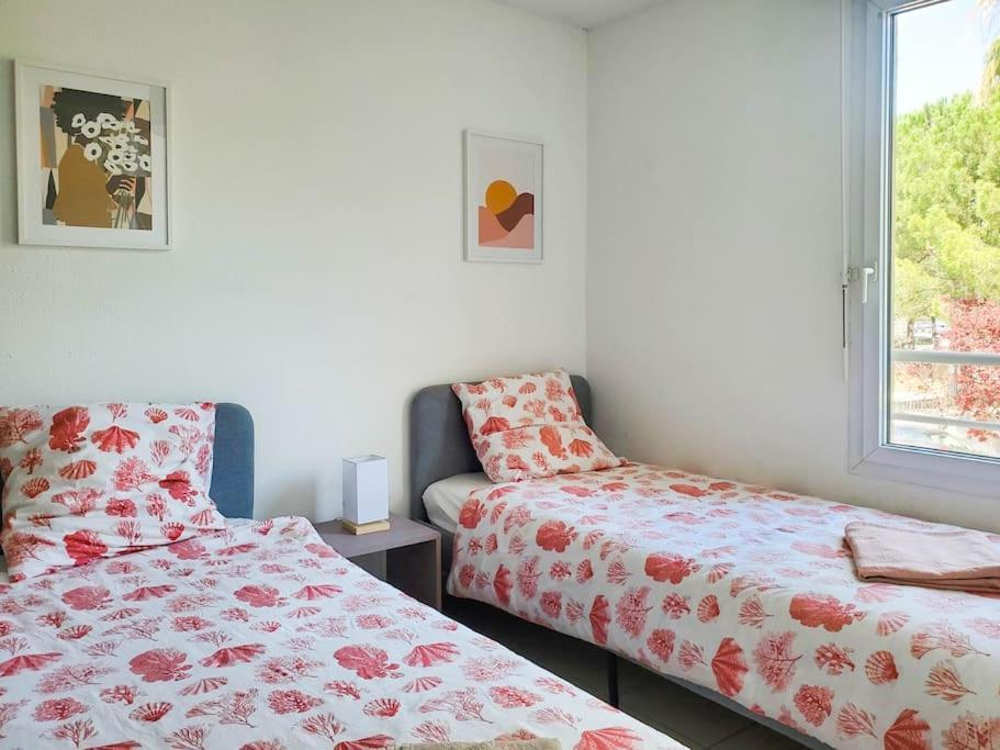 *Le Carpe Diem, Appartement 2 Chambres, Piscine, 2 Parking, Clim* Монпельє Екстер'єр фото