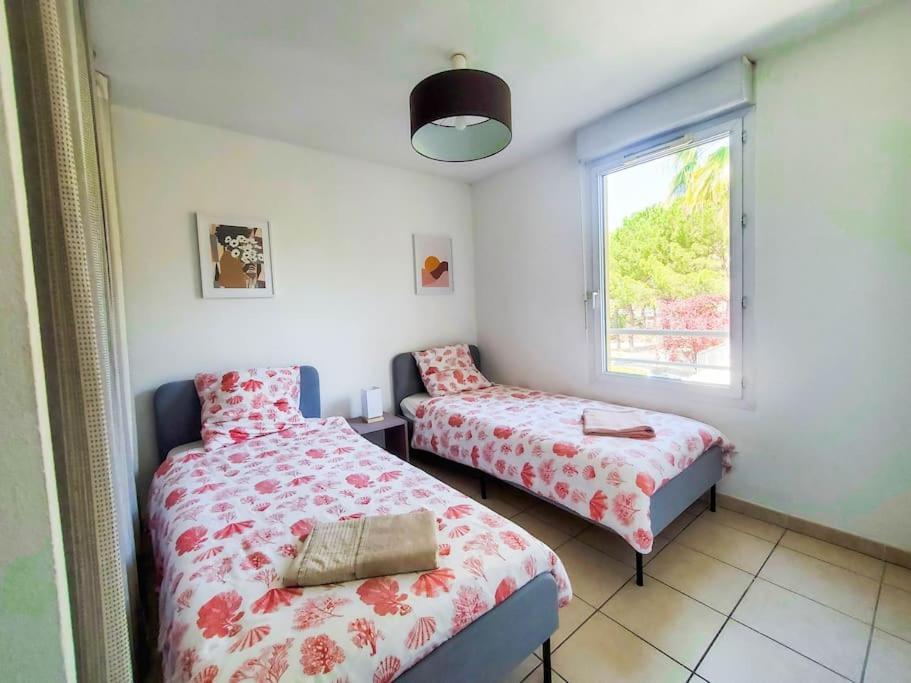 *Le Carpe Diem, Appartement 2 Chambres, Piscine, 2 Parking, Clim* Монпельє Екстер'єр фото